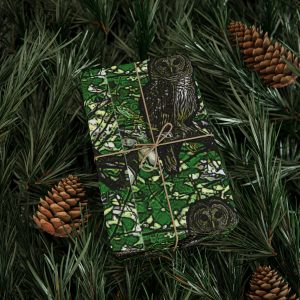 Wrapping Paper - Owl Mosaic